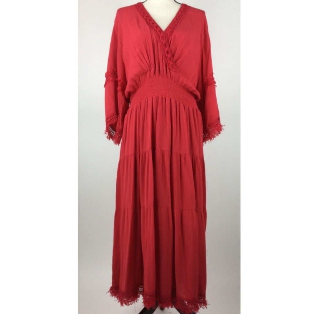 Red Given Kale Dress